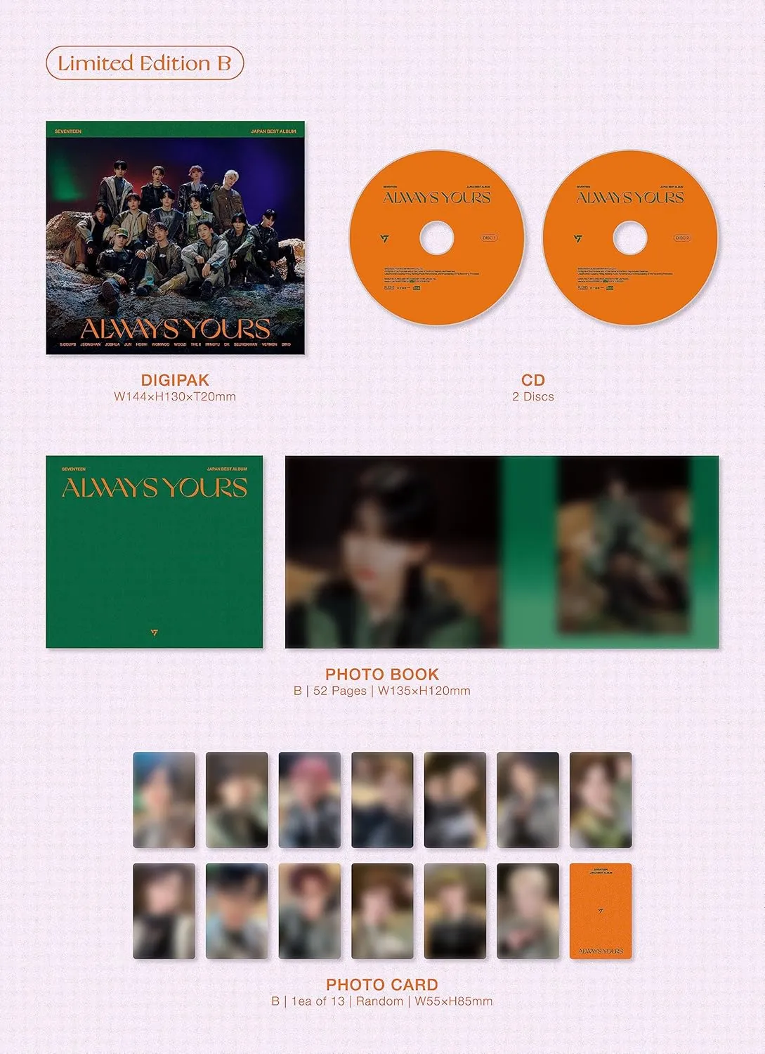 ALWAYS YOURS[Limited Edition B] [2CD   Book]