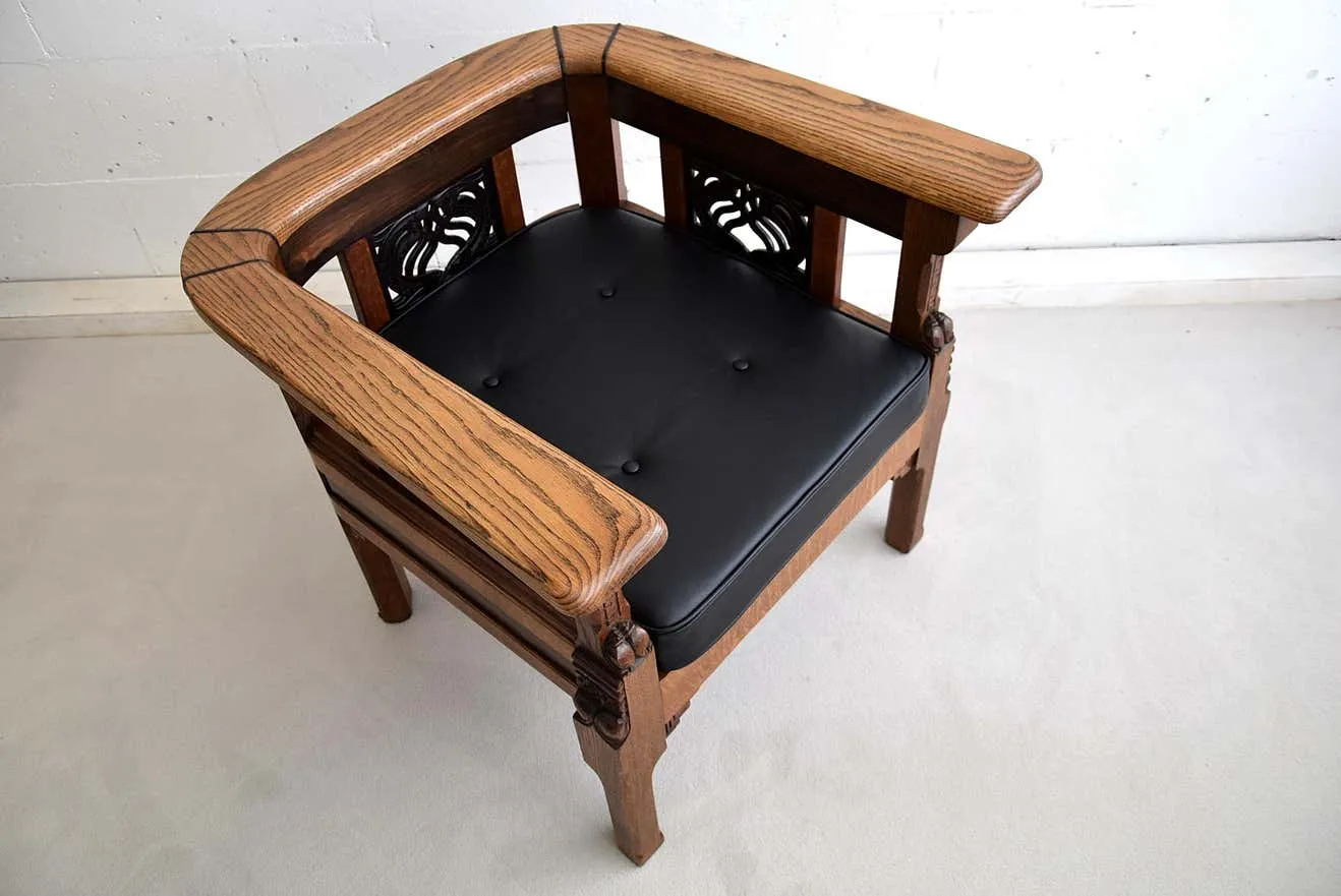 Art Deco Lion Cachet Armchair