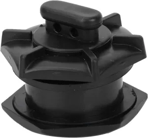 Boat Drain Valve, Lightweight Compact PVC Black Drain Valve for Inflatable Boats Fishing Kayak Accessory