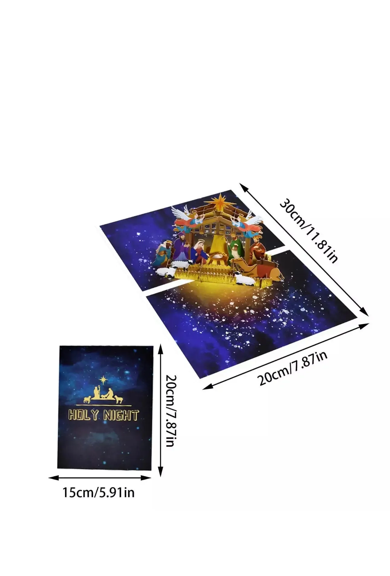 Christmas celebration pop up surprise origami box