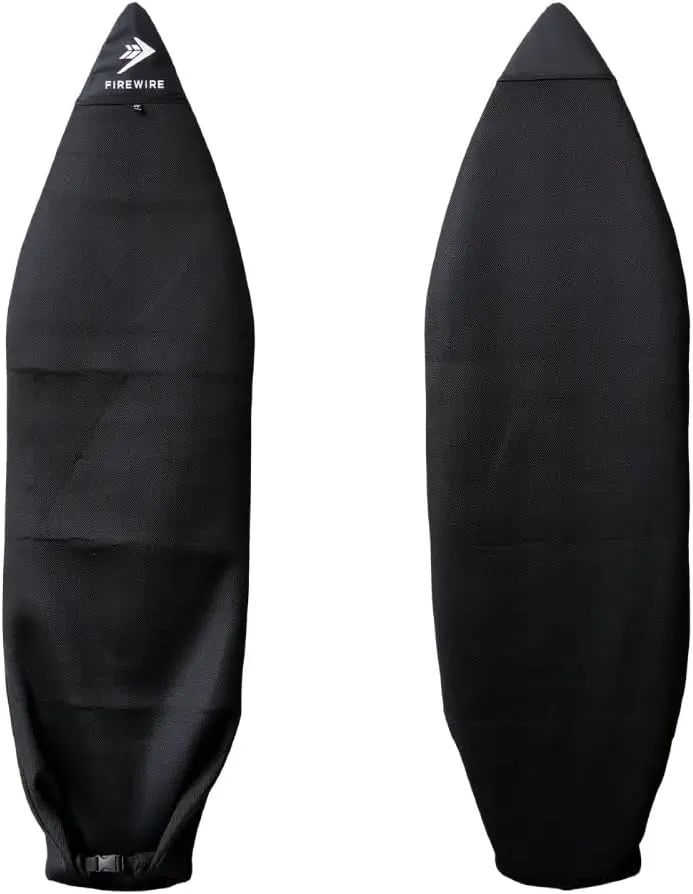 FIREWIRE Surfboards Black Mesh Sock Hybrid  Lightweight Surfboard Cover for Protection & Storage