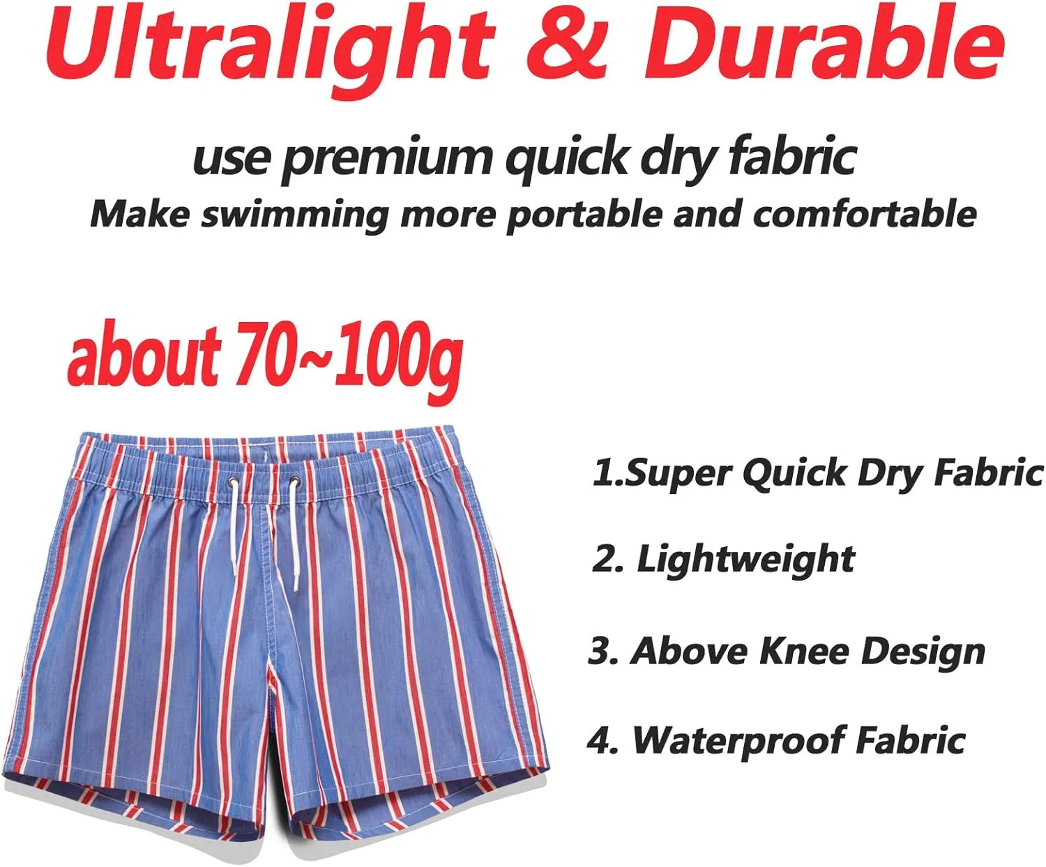 Girls Boys Swim Shorts Trunks Beach Board Shorts Kids Lightweight Casual Swimsuit Swimwear No Liner