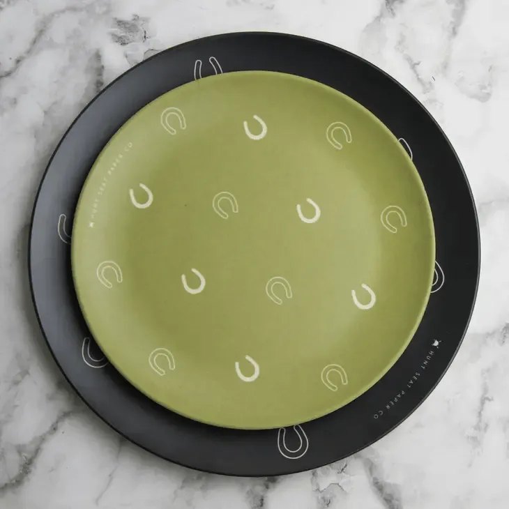 Lucky Side Plate Set - Olive