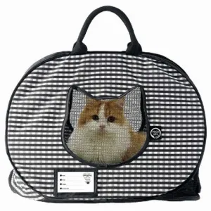 Necoichi Ultralite Pop-Up Cat Carrier Black
