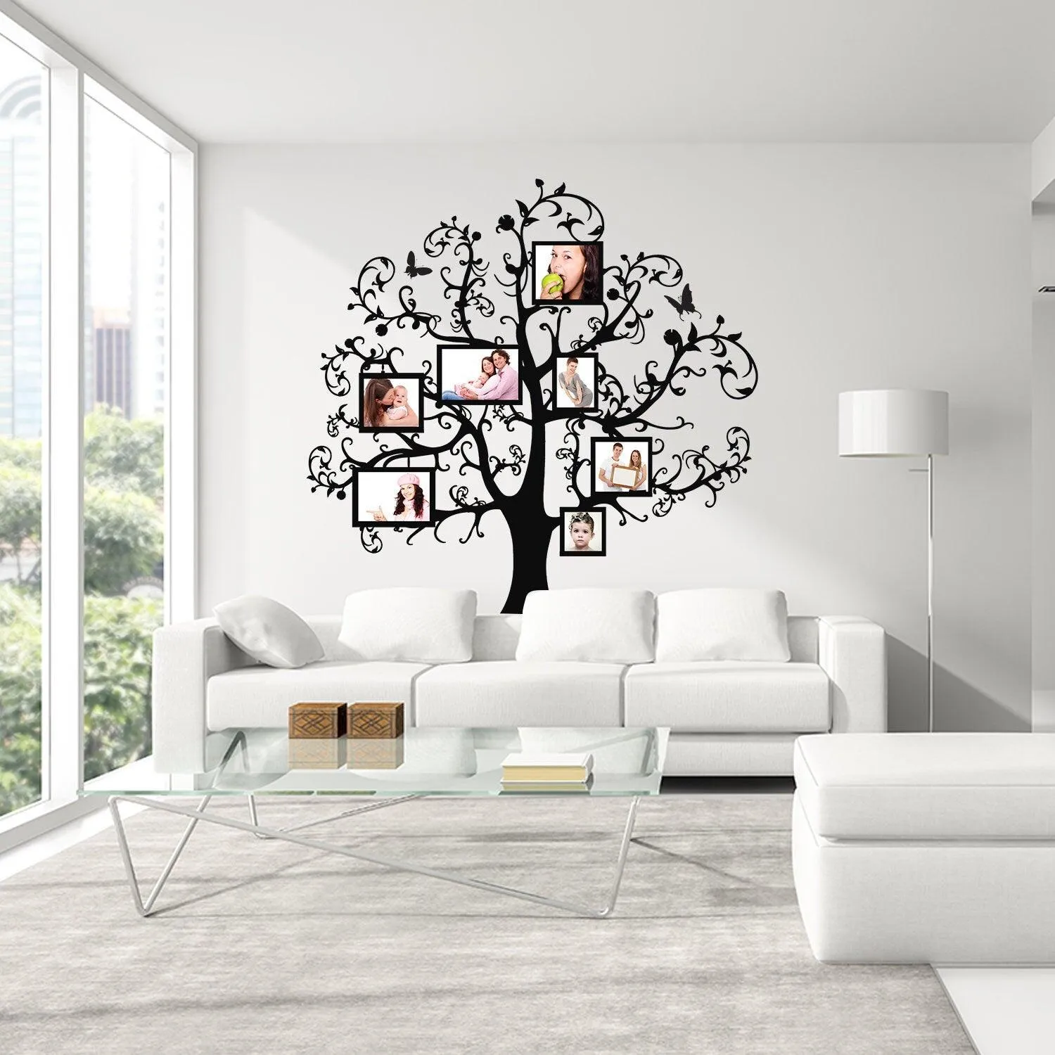 Photo Frame Tree Sticker - Family Vinyl Wall Decal
