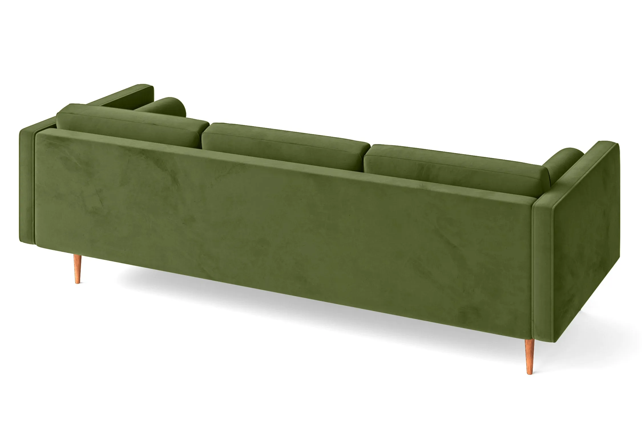 Salerno 4 Seater Sofa Lime Velvet