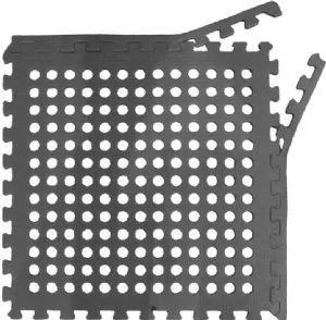 Via Mondo Interlocking Floor Tiles Dark Grey pack of 16